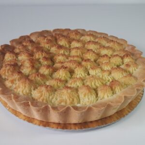 Tarta de coco y dulce de leche